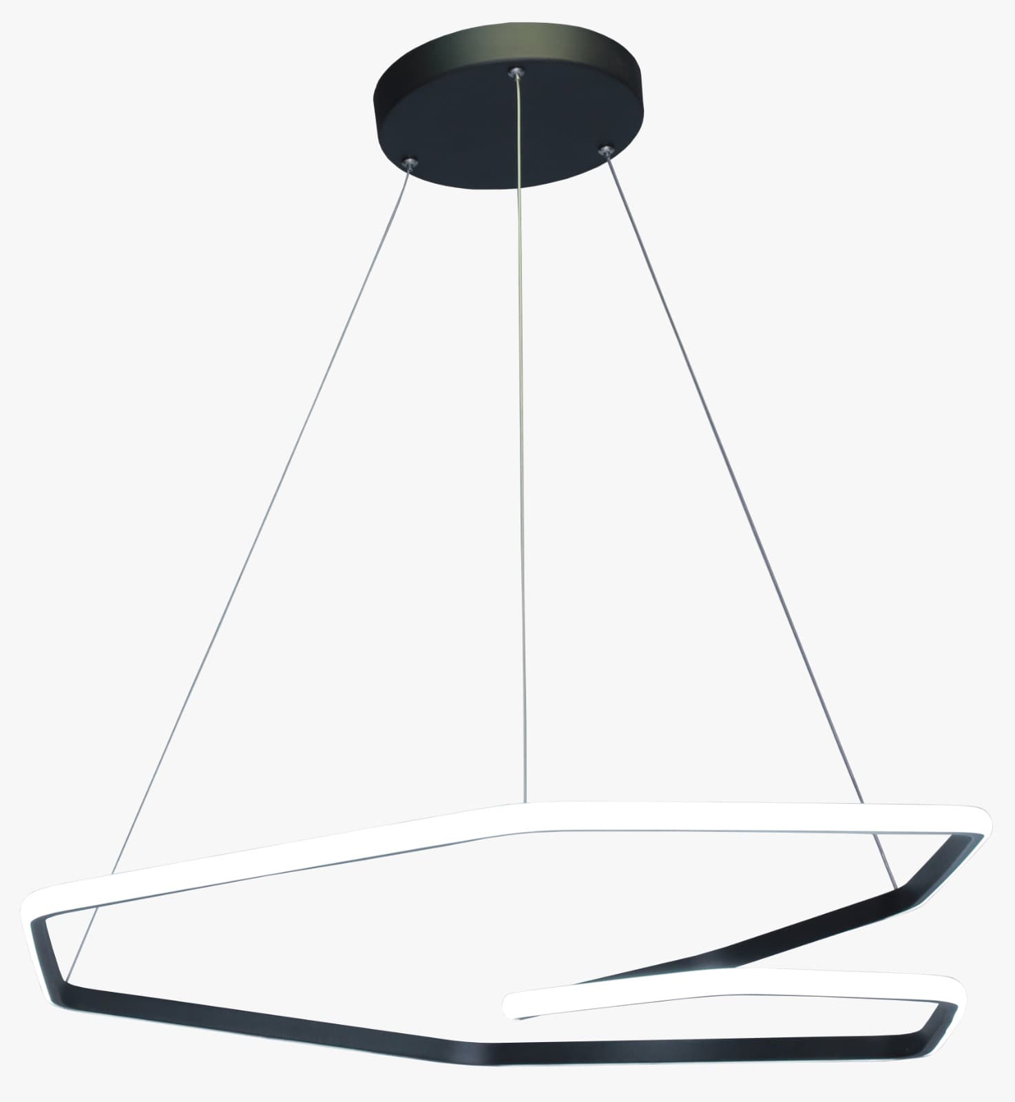 لوستر و آویز شش گوش دوبل ریموت دار هوشمند